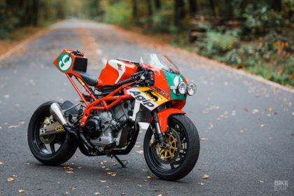 A custom Moto Morini Corsaro Veloce 1200 from XTR Pepo