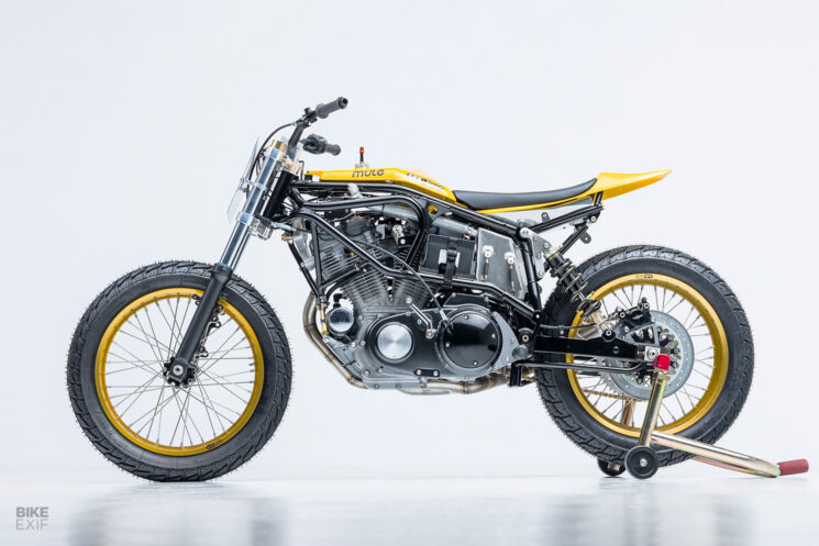 Hooligan flat track race bike by Mule Motorcycles