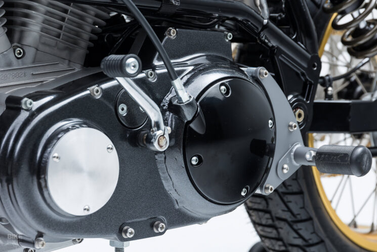 Hooligan flat track race bike by Mule Motorcycles