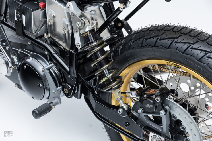 Hooligan flat track race bike by Mule Motorcycles