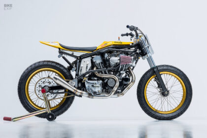 Hooligan flat track race bike by Mule Motorcycles