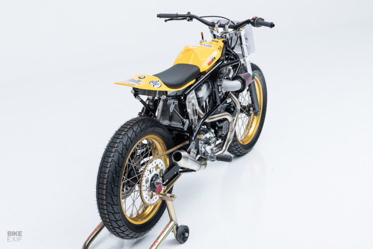 Hooligan flat track race bike by Mule Motorcycles