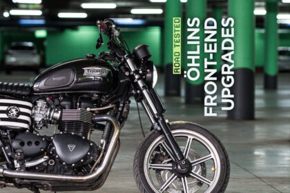 Triumph Bonneville Öhlins fork springs upgrade