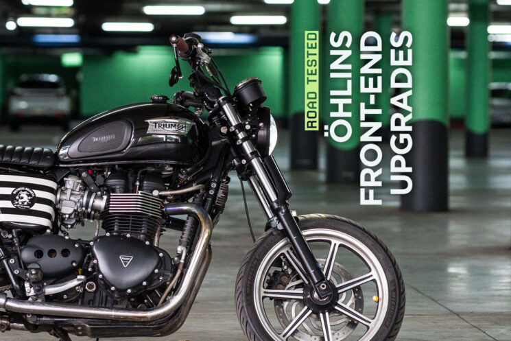 Triumph Bonneville Öhlins fork springs upgrade