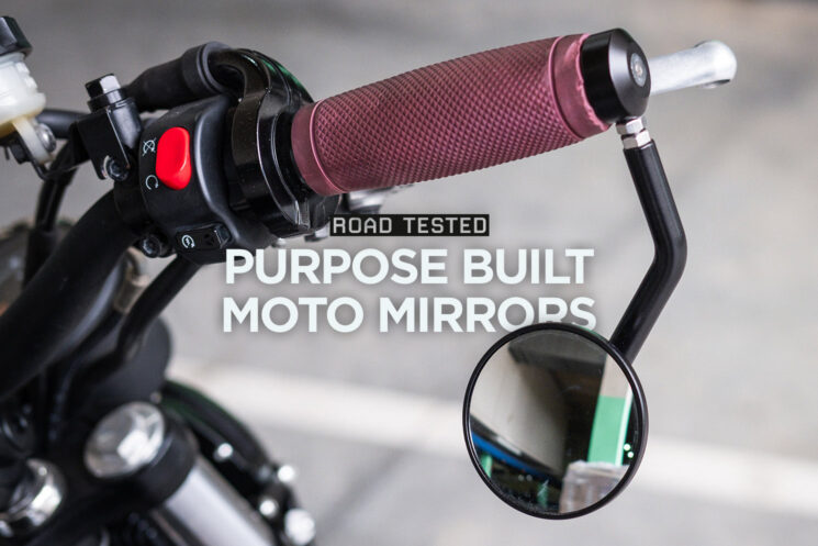 Purpose Built Moto Scrambler motorcycle bar-end mirrors