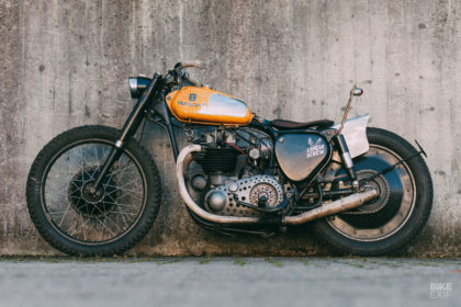 Custom BSA A10 rat bike from the Loose Screw workshop