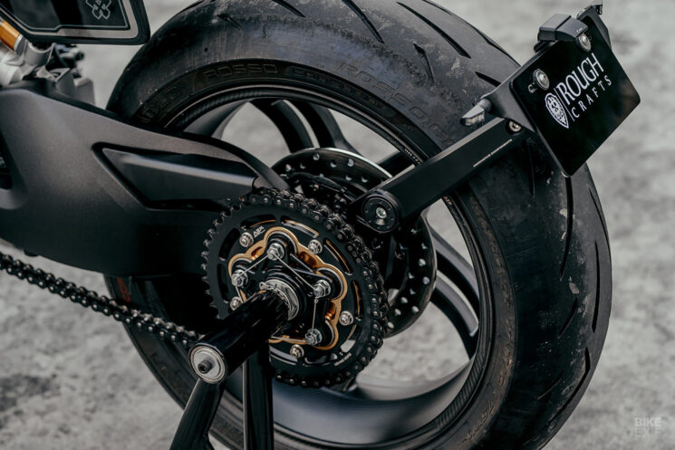 Rough Crafts Ducati Hypermotard with BST carbon fiber wheels