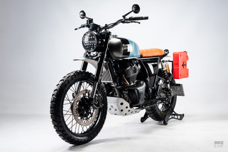 Royal Enfield 650 scrambler by STG Tracker