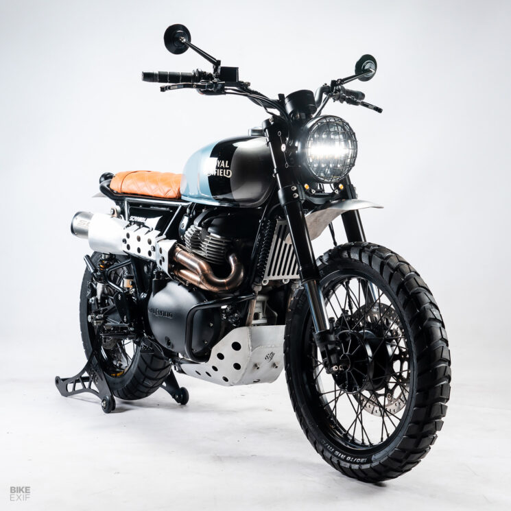 Royal Enfield 650 scrambler by STG Tracker