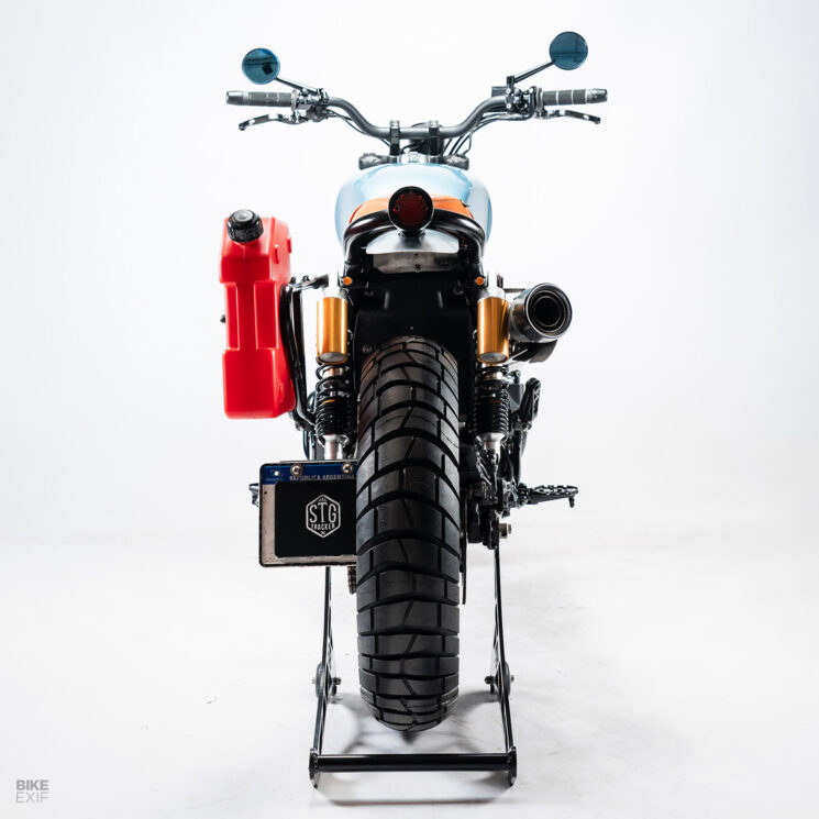 Royal Enfield 650 scrambler by STG Tracker