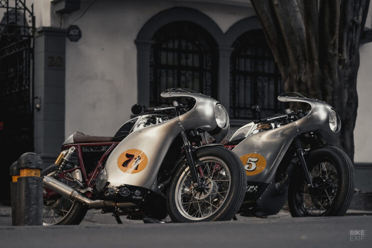 Royal Enfield Continental GT café racers by Hardheads Motostudio