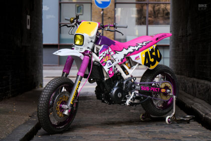 Royal Enfield Guerrilla supermoto by Sticky's Speed Shop x Ryan Roadkill