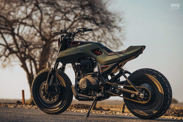 A custom Royal Enfield Himalayan from Smoked Garage