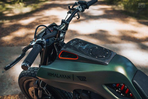 A custom Royal Enfield Himalayan from Smoked Garage