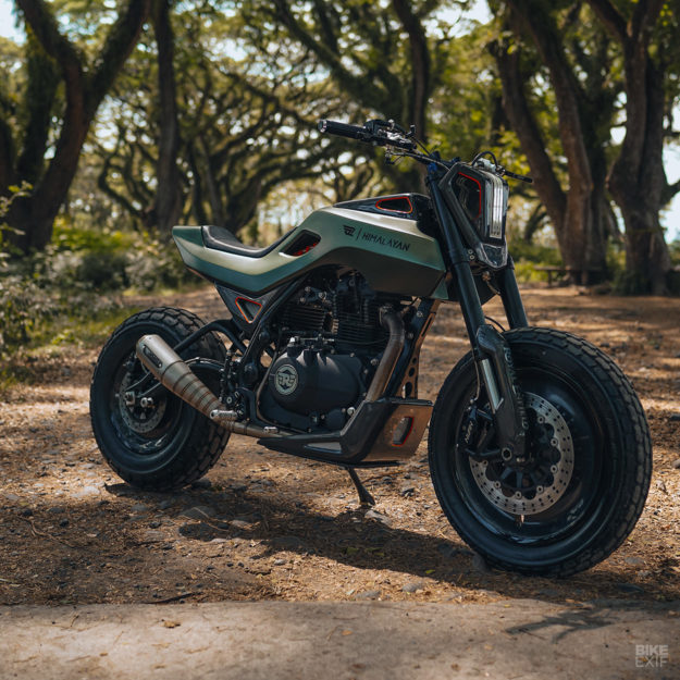 A custom Royal Enfield Himalayan from Smoked Garage