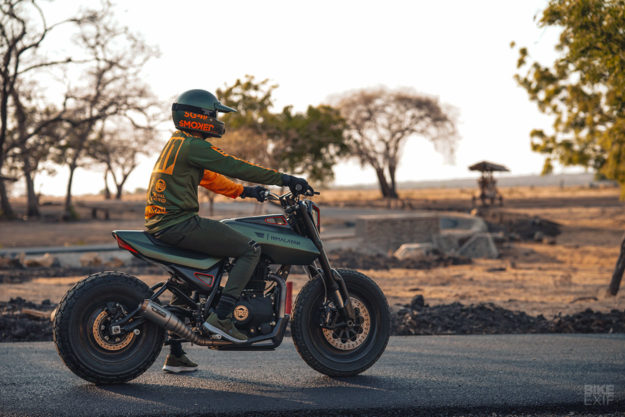 A custom Royal Enfield Himalayan from Smoked Garage