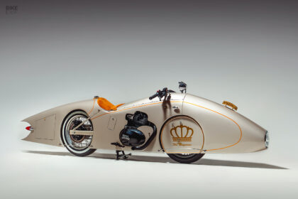 Custom art deco Royal Enfield Shotgun 650 by Kingston Custom