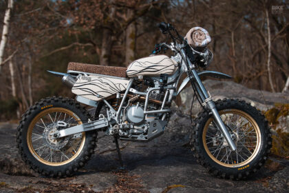Suzuki DR350 scrambler by Le Cent Vingt Cinq