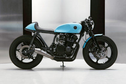 Suzuki GS 550 cafe racer by Eastern Spirit Garage.