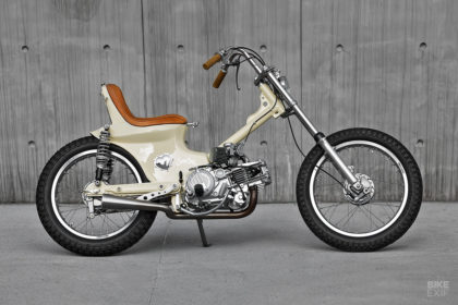 Laid Back: Proof that you can turn a Honda Cub clone into a chopper