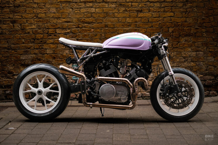 Yamaha TR1 café racer by Jimbo Turner