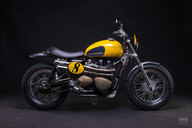 Custom Triumph 900 scrambler by FCR Original