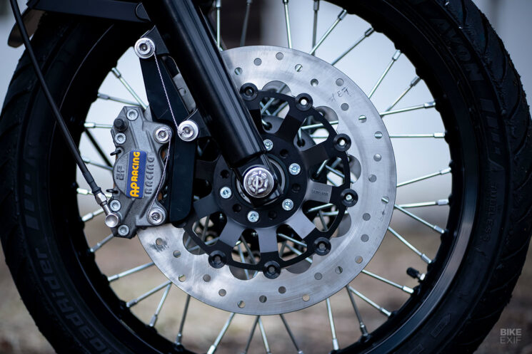 Triumph T140 race bike by 46Works