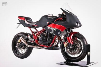 Yamaha R3-powered RD350 tribute by Frateschi