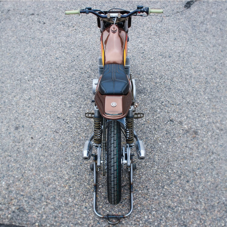 Yamaha RD400 street tracker by DubStyle Designs