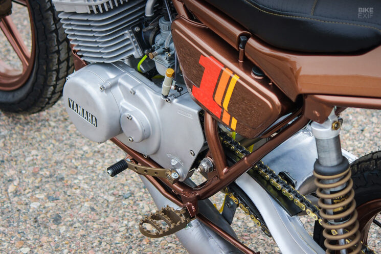 Yamaha RD400 street tracker by DubStyle Designs