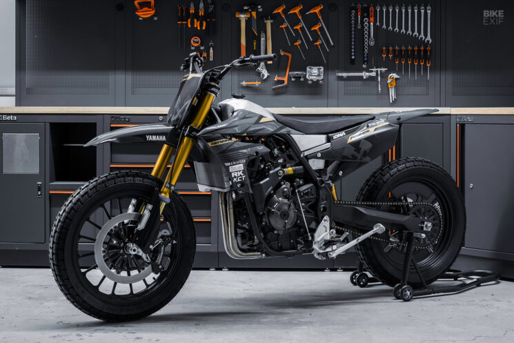 Yamaha Ténéré 700 flat tracker by Rough Crafts and Faber Studio